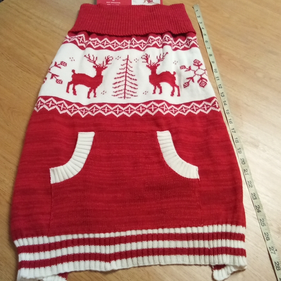 Pet Dog Christmas Sweater Red XL NWT